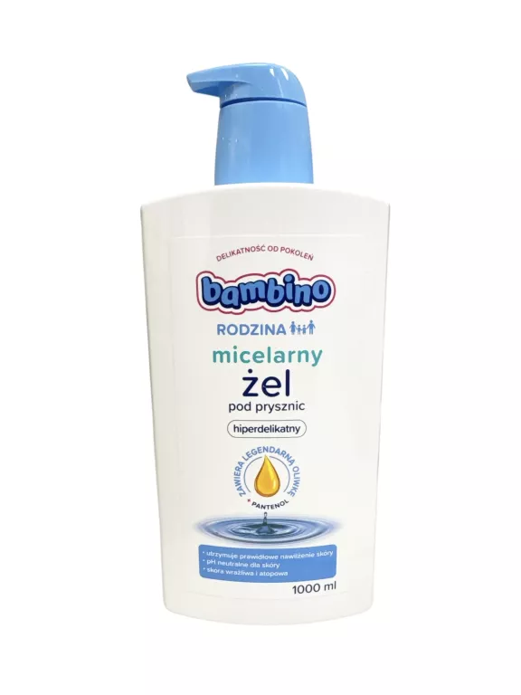 BAMBINO RODZINA ŻEL POD PRYSZNIC HIPOALERGICZNY MICELARNY 1000ML