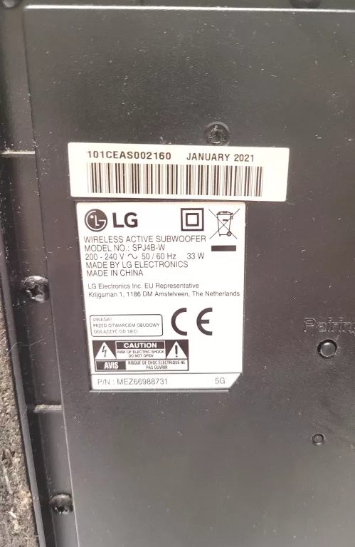 subwoofer-lg-spj4b-w-soundbar-lg-pilot-kod-producenta-listwasj4