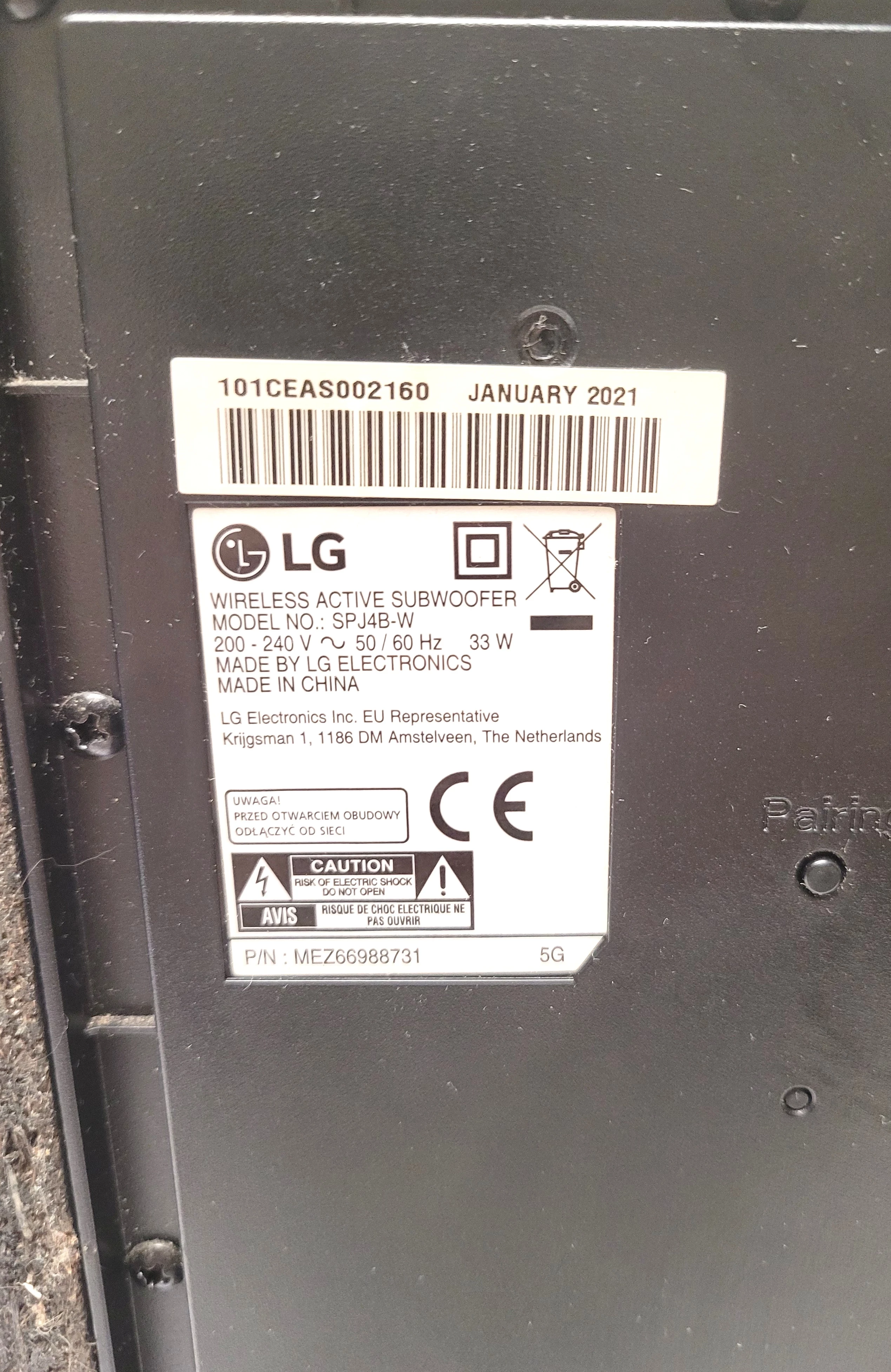 subwoofer-lg-spj4b-w-soundbar-lg-pilot-kod-producenta-listwasj4