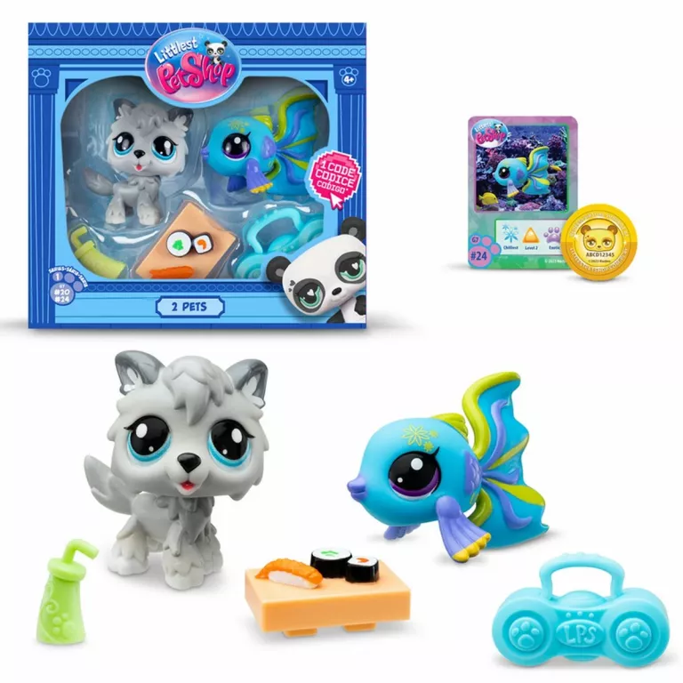 IDEALNE FIGURKI LITTLEST PET SHOP PAIRS 2PAK #20 #24 NA PREZENT