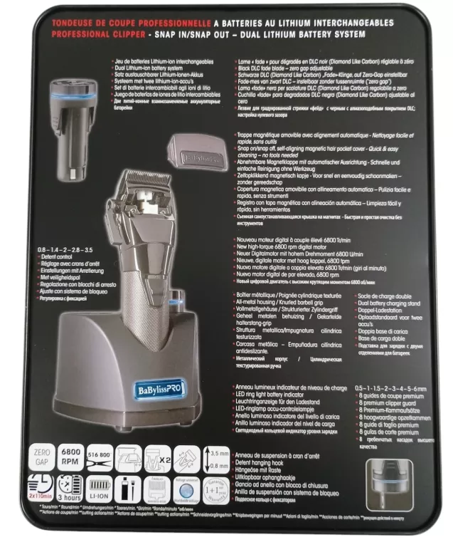 MASZYNKA DO WŁOSÓW BABYLISS SNAPFX FX895E