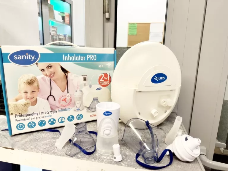 INHALATOR SANITY PRO 2W1 -NEBULIZATOR DO ZATOK