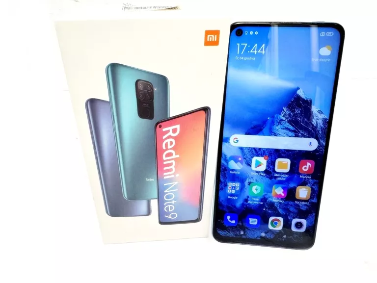 TELEFON XIAOMI REDMI NOTE 9 4/128 GB KOMPLET