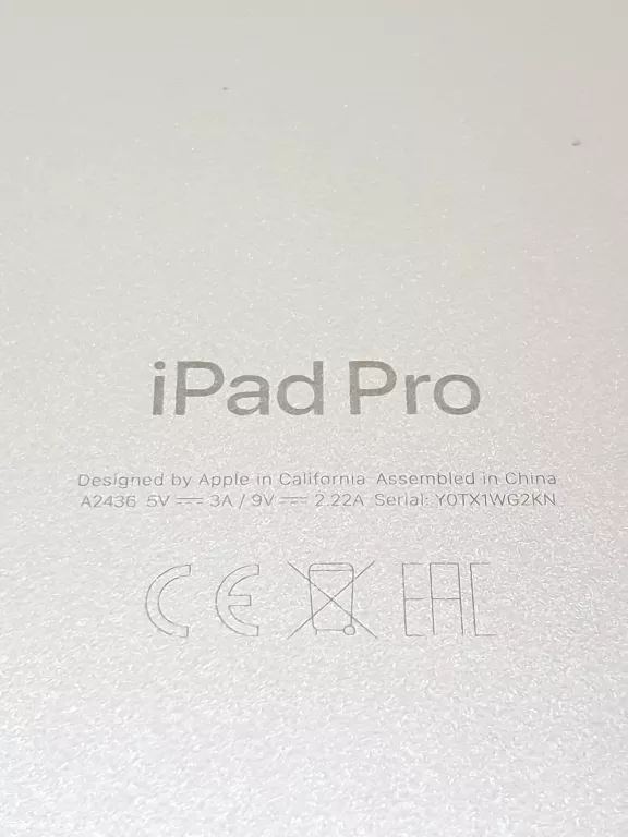 TABLET IPAD PRO 6 A2436 256GB SUPER STAN
