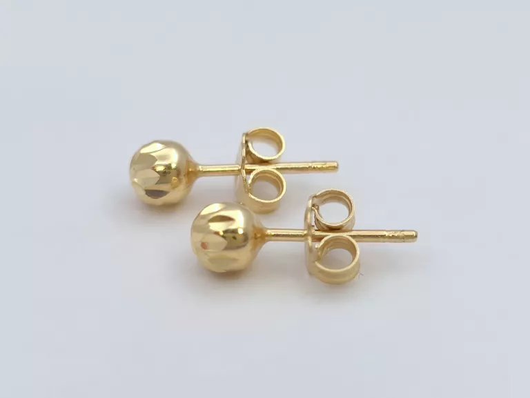 zlote-kolczyki-kulki-sztyft-585-14k-11g-stan-11323-2