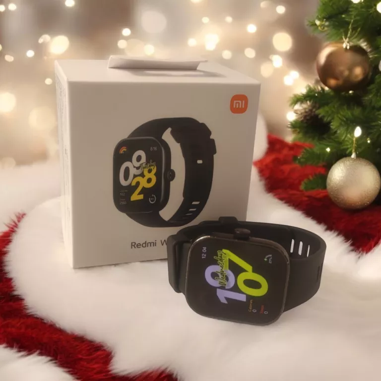 SMARTWATCH XIAOMI REDMI WATCH 4 CZARNY - KOMPLET / GWARANCJA