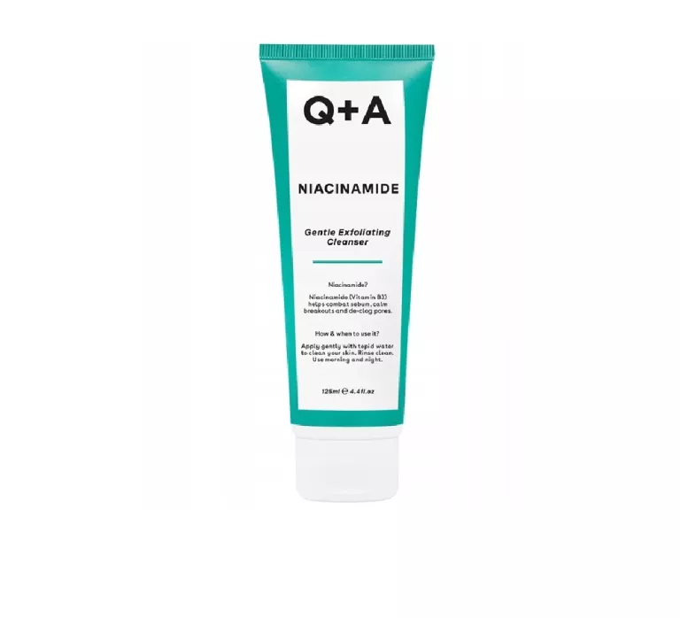 Q+A -NIACINAMIDE GENTLE EXFOLIATING CLEANSER 125ML