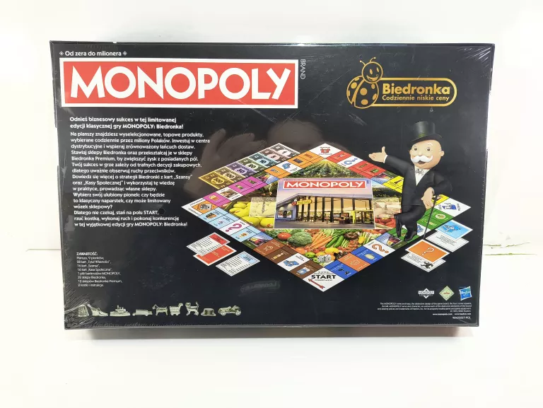 GRA PLANSZOWA WINNING MOVES MONOPOLY BIEDRONKA