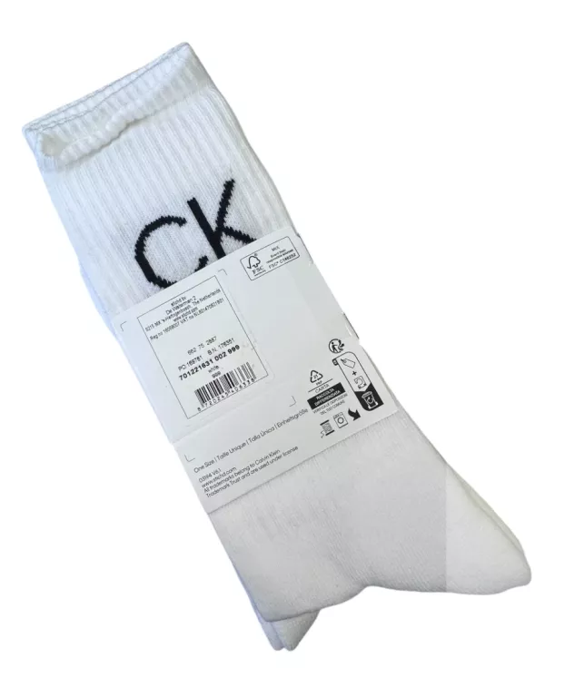 SKARPETKI CK CALVIN KLEIN MESKIE DŁUGIE 3 PARY