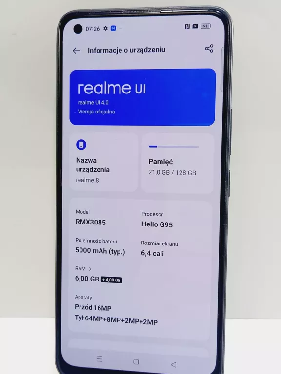 TELEFON REALME 8 6/128GB