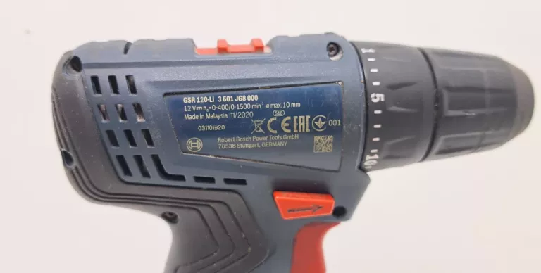 ZESTAW WIERTARKO-WKRĘTARKA BOSCH GSR 120-LI + 2 AKU + ŁAD