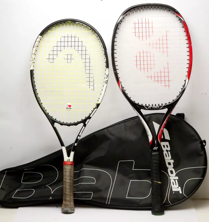 DWIE RAKIETY TENISOWE MŁODZIEŻOWE HEAD I YONEX