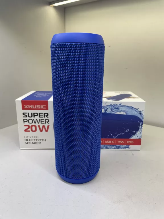 GŁOŚNIK MOBILNY XMUSIC BTS650K JAK NOWY + GWARANCJA