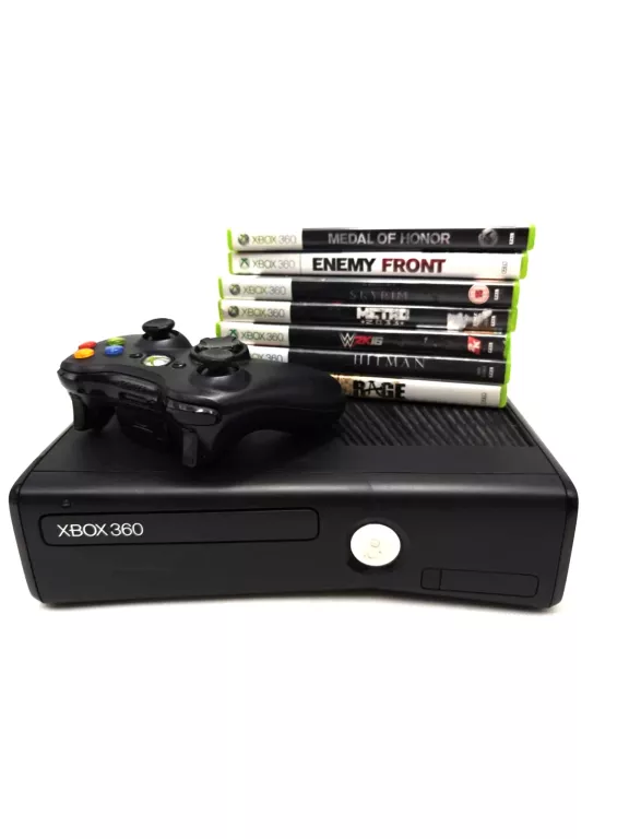 KONSOLA XBOX 360 S 3GB + 294 GB +ŁAD,PAD, GRY
