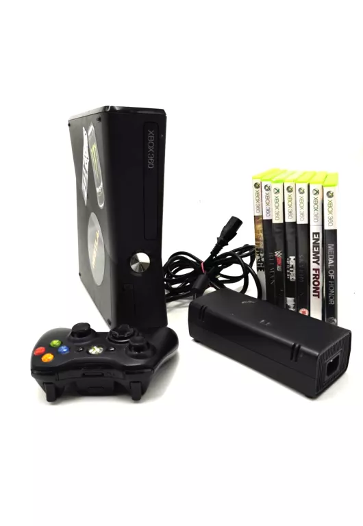 KONSOLA XBOX 360 S 3GB + 294 GB +ŁAD,PAD, GRY