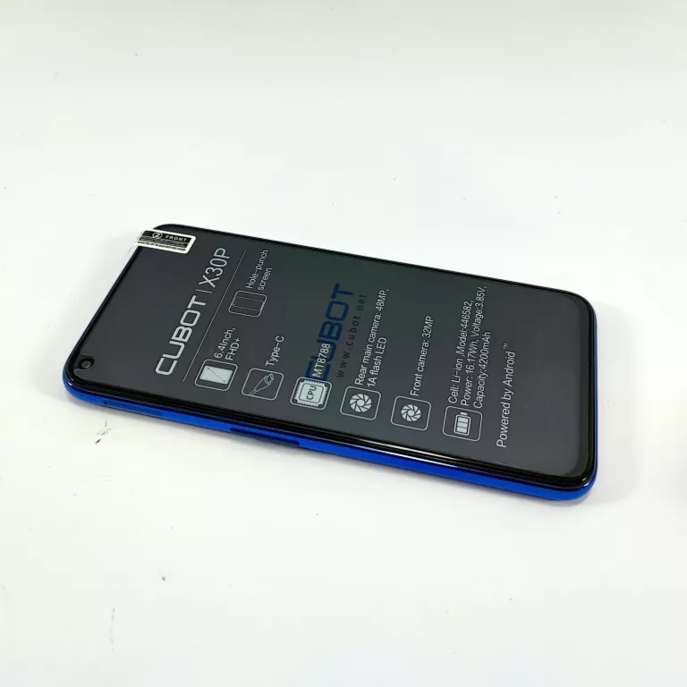 SMARTFON CUBOT X30 PRO 8 GB / 256 GB 4G (LTE) NIEBIESKI