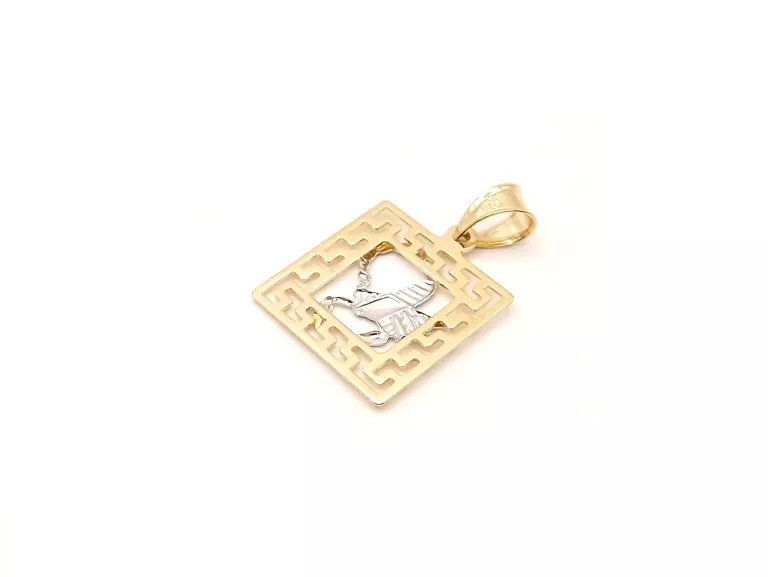 ZŁOTA ZAWIESZKA ZNAK ZODIAKU SKORPION 585 0,97G
