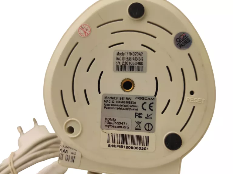 A424 FOSCAM FI9818W WEWNĘTRZNA KAMERA