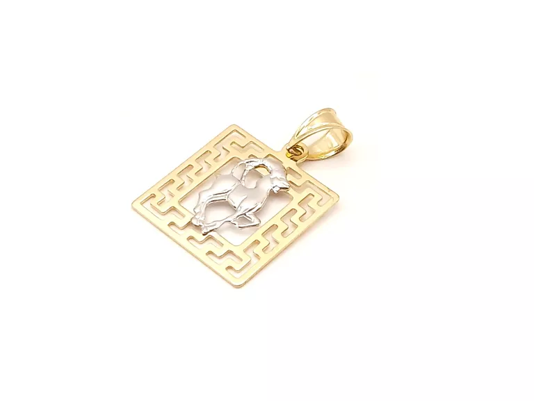 ZŁOTA ZAWIESZKA ZODIAK KOZIOROŻEC 585 0,95G