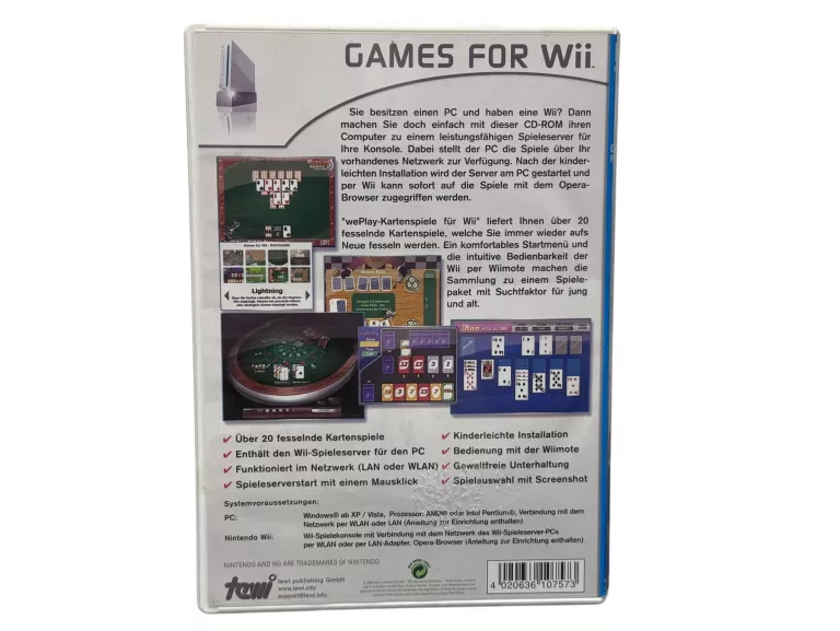 GAMES FOR WII WE PLAY KARTENSPIELE