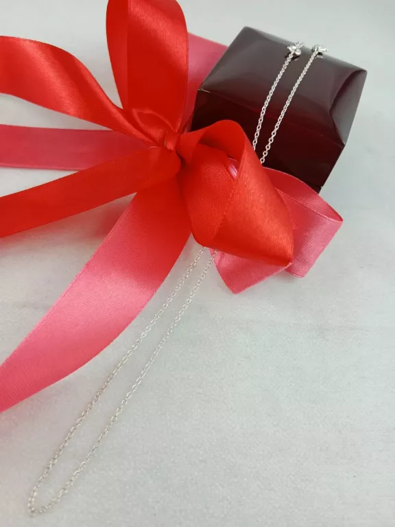 DELIKATNY SREBRNY ŁAŃCUSZEK ROLO 42CM + PRZEDŁUŻENIE 9CM 2,62GR 925PR