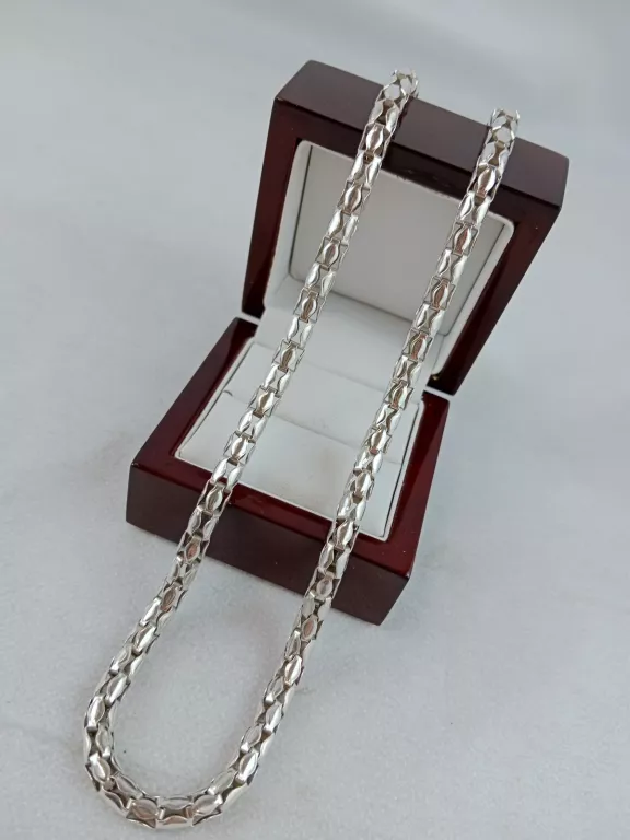 PONADCZASOWY SREBRNY NASZYJNIK CARTIER 19,76GR 925PR
