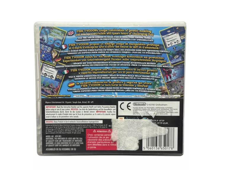NINTENDO DS FISH TYCOON
