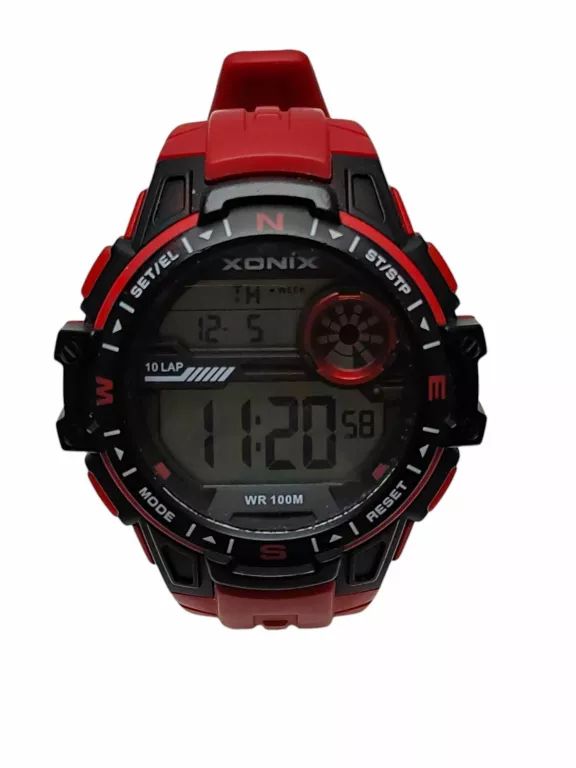 ZEGAREK SPORTOWY XONIX CR2032 - KWARCOWY - WR100 - CYFROWY!