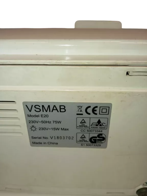 MASZYNA DO SZYCIA HUSQVARNA VIKING VSMAB MODEL E20