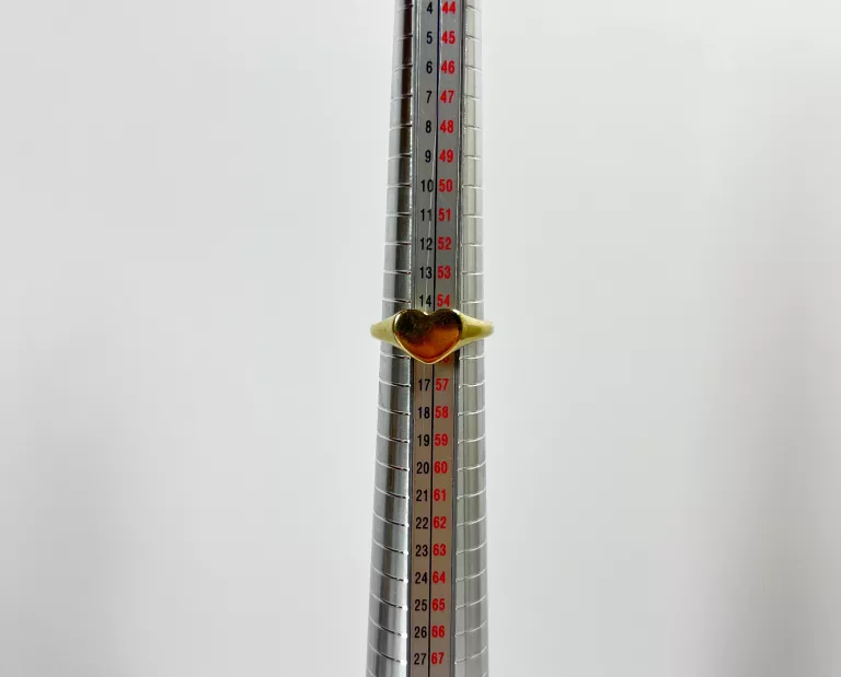 ZŁOTY PIERŚCIONEK SERDUSZKO SERCE 8K 333 2,31G R15