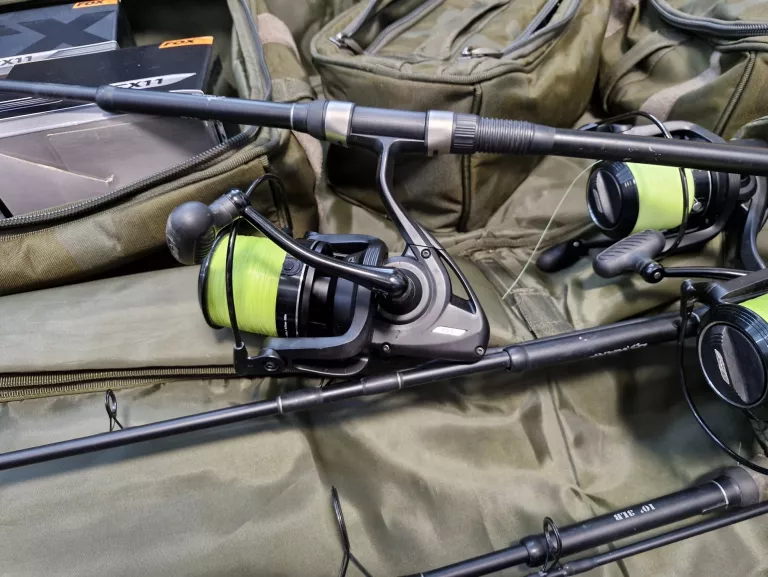 ZESTAW 3X KOŁOWROTEK FOX FX11 + NASH DWARF ES 10 FT 3 LB TORBA SONIK 3 ROD
