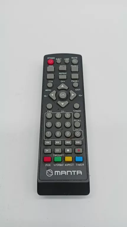 DEKODER TELEWIZYJNY MANTA DVBT015 DVBT-T2/HEVC