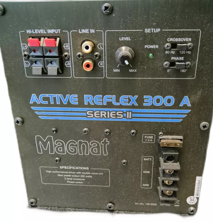 SKRZYNIA BASOWA MAGNAT AKTYWNA REFLEX 300A 200W