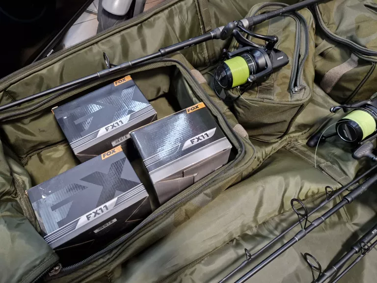 ZESTAW 3X KOŁOWROTEK FOX FX11 + NASH DWARF ES 10 FT 3 LB TORBA SONIK 3 ROD