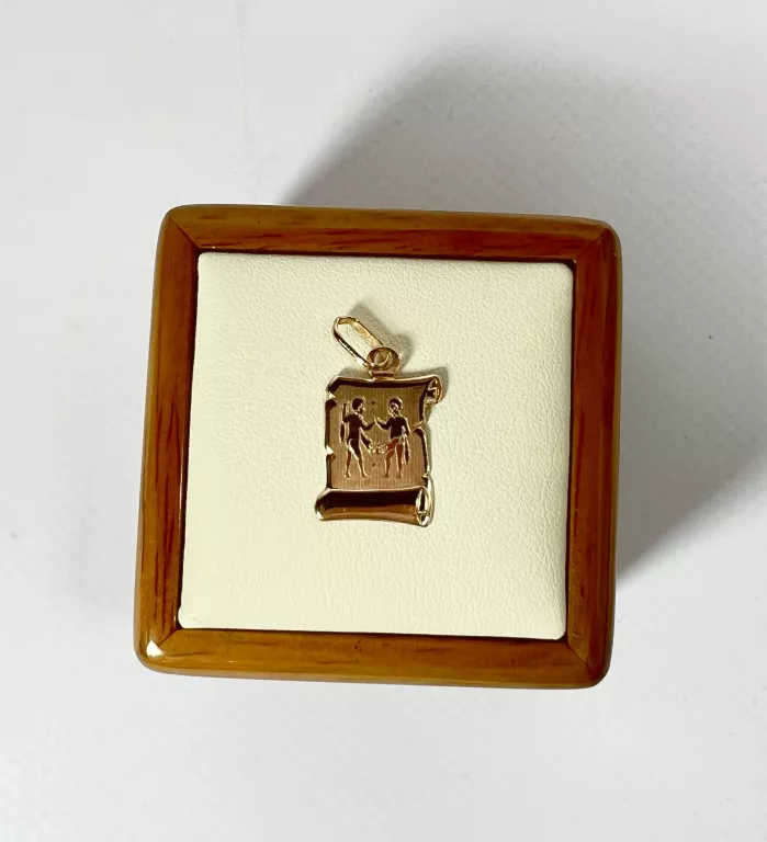 ZŁOTA PRZEWIESZKA BLIŹNIĘTA 585 14K 0.93G