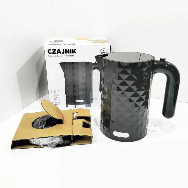 CZAJNIK ELEKTRYCZNY 1,8L 2200W DIAMENT CZARNY