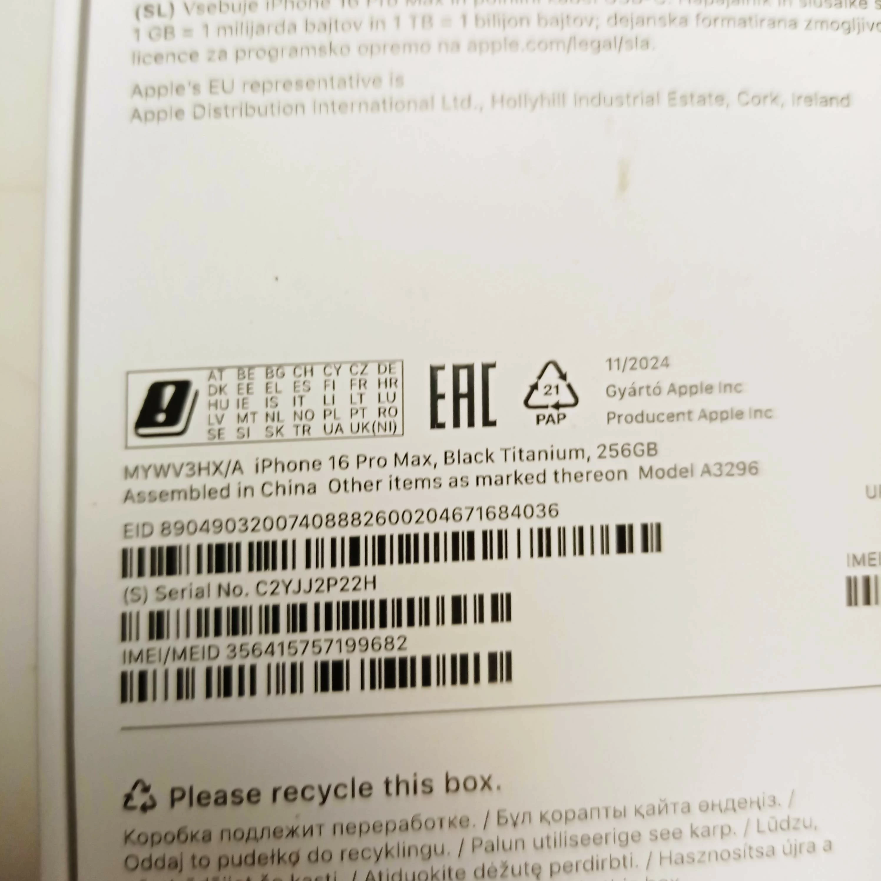 iphone-16-pro-max-black-256gb-okazja-ean-gtin-0195949805691