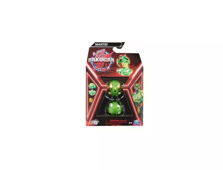 BAKUGAN MANTID FIGURKA BITEWNA KULA TRANSFORMUJĄCA ZIELONA KARTY KOD DO GR
