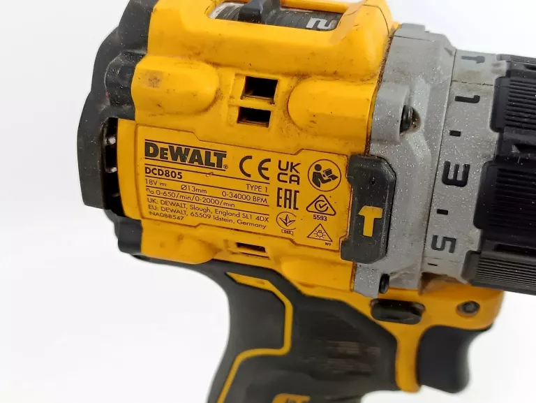 WIERTARKO WKRĘTARKA DEWALT DCD805P2LTR-QW