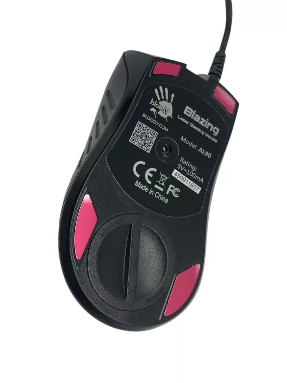 MYSZKA PRZEWODOWA A4TECH BLOODY BLAZING AL90 SENSOR LASEROWY