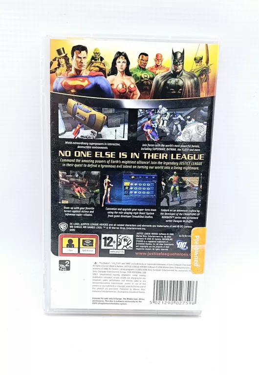 GRA NA PSP JUSTICE LEAGUE HEROES