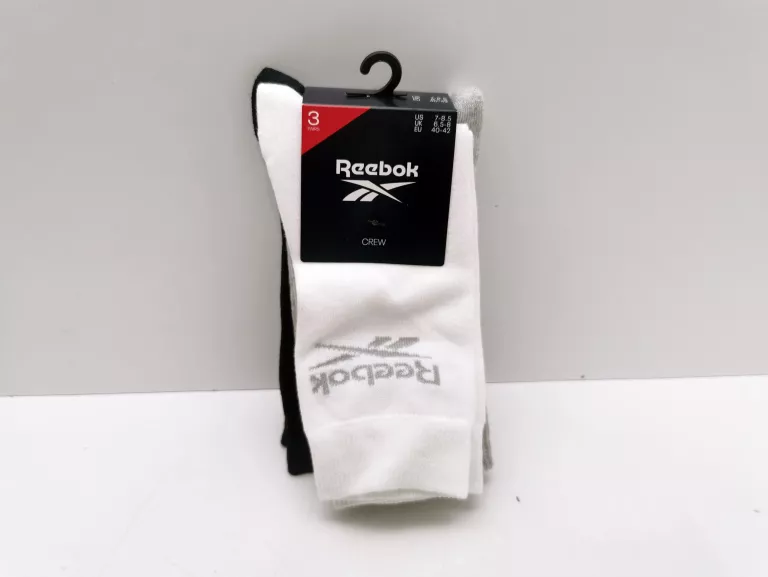 SKARPETKI MĘSKIE REEBOK 40-42 3 KOLORY