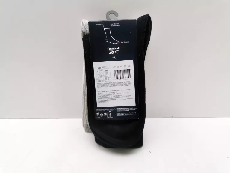 SKARPETKI MĘSKIE REEBOK 40-42 3 KOLORY