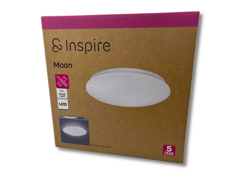 LAMPA SUFITOWA PLAFON INSPIRE MOON