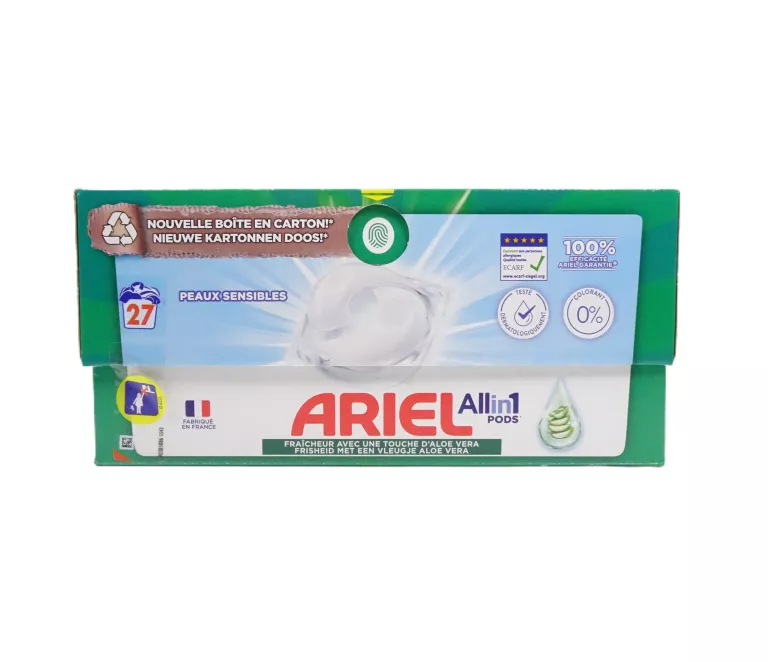 KAPSUŁKI DO PRANIA ARIEL ALL IN 1 PODS SENSITIVE SKIN 27 SZTUK