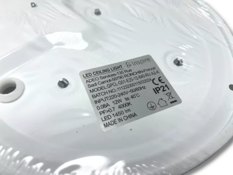 LAMPA SUFITOWA PLAFON INSPIRE MOON