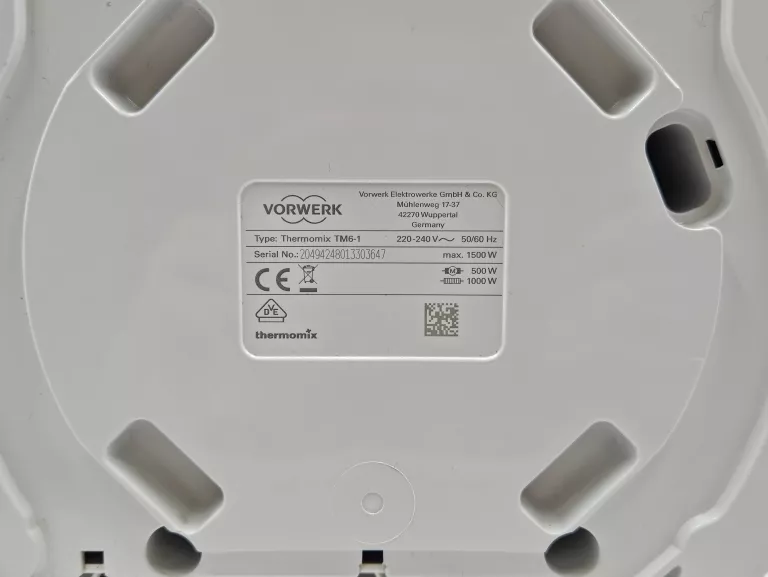 ROBOT KUCHENNY VORWERK THERMOMIX TM6 1500W + AKCESORIA | KSIĄŻKA