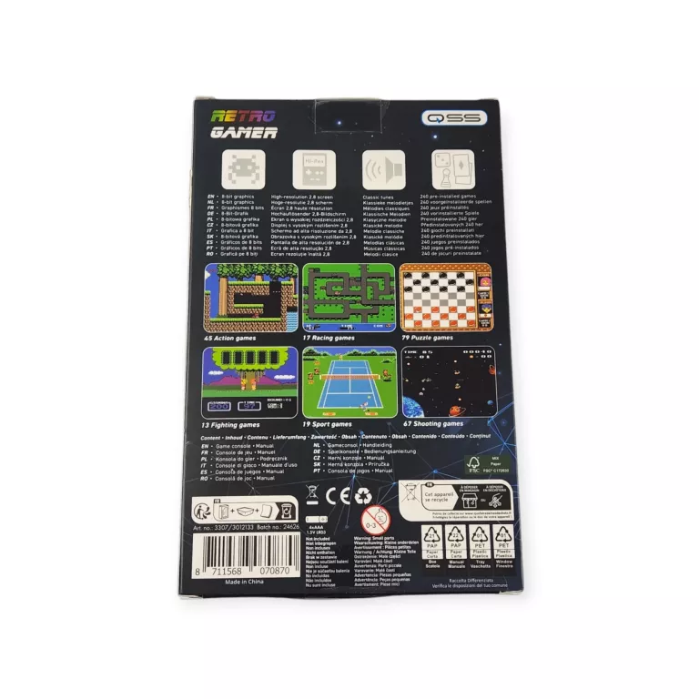 RETRO GAMER QSS 240 GIER NIEBIESKA