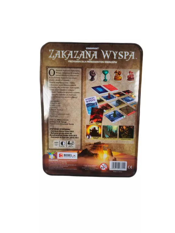 ZAKAZANA WYSPA GRA PLANSZOWA EDYCJA POLSKA UNIKAT