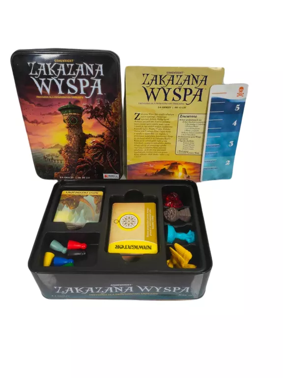 ZAKAZANA WYSPA GRA PLANSZOWA EDYCJA POLSKA UNIKAT